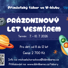 Tábor PRÁZDNINOVÝ LET VESMÍREM